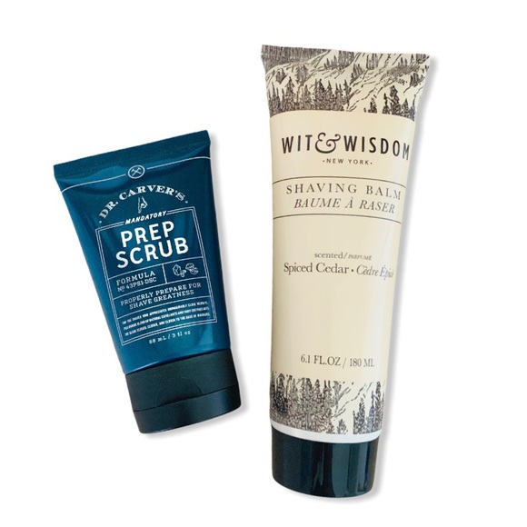 Wit & Wisdom Other - Dr. Carver’s Scrub, Wit & Wisdom Shave Balm Lot